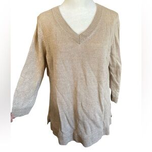 Talbots linen cardigan XLP